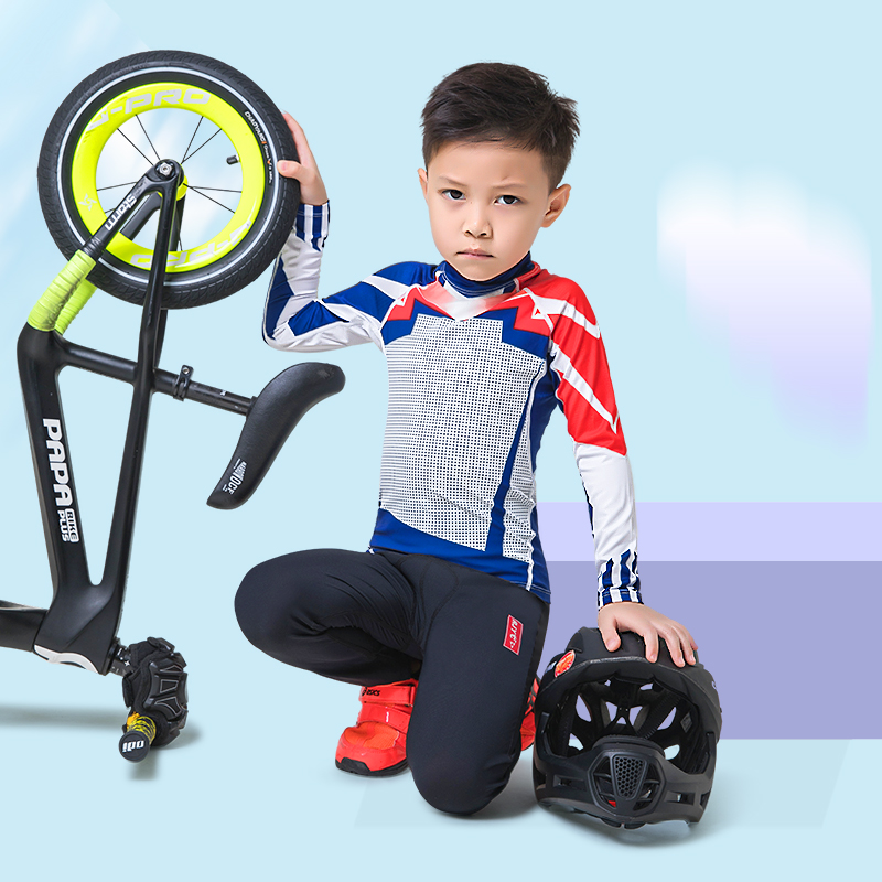 Cycling Gear Kids - Ensemble de maillot de cyclisme à