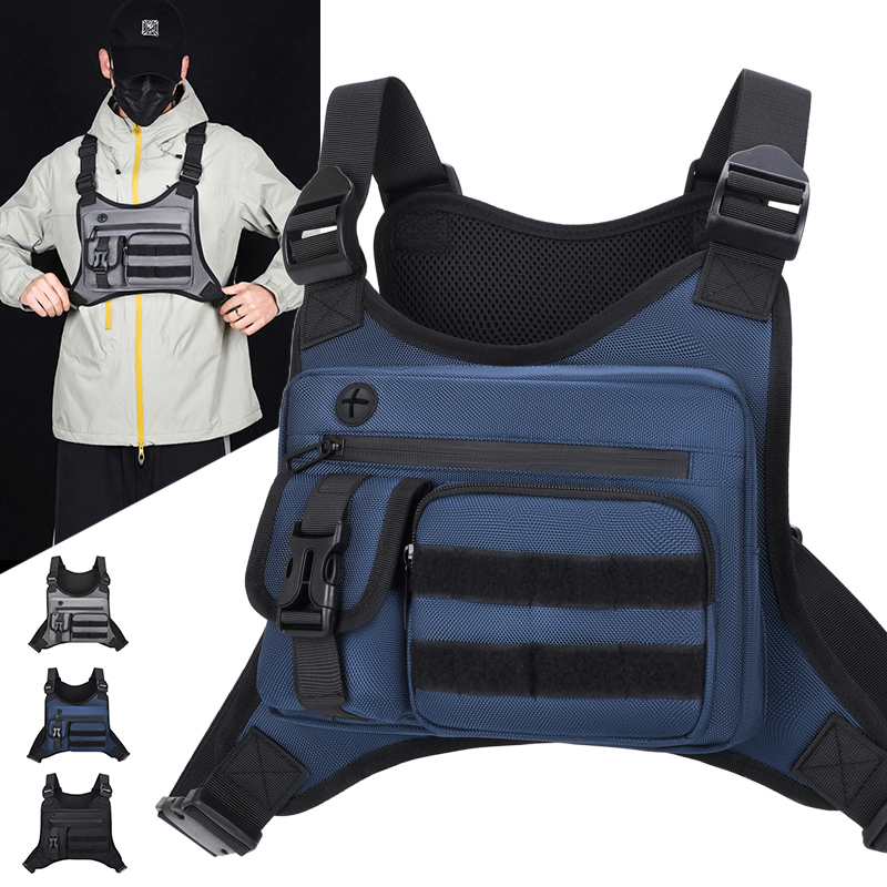 Cycling Gear For Men - Sac de poitrine tactique pour homme,