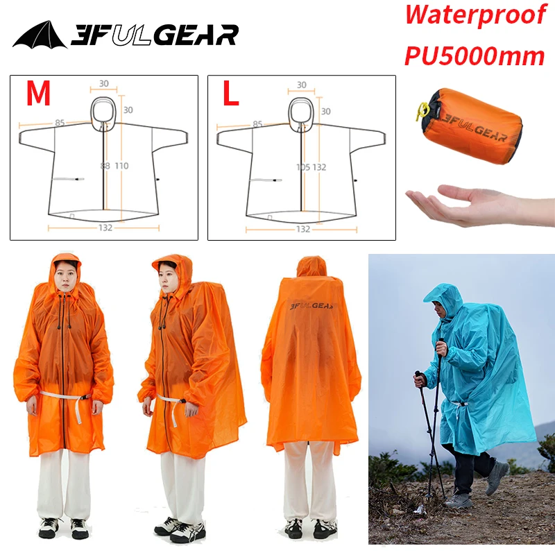 Cycling Gear In Rain - 3F UL GEAR imperméable à fermeture