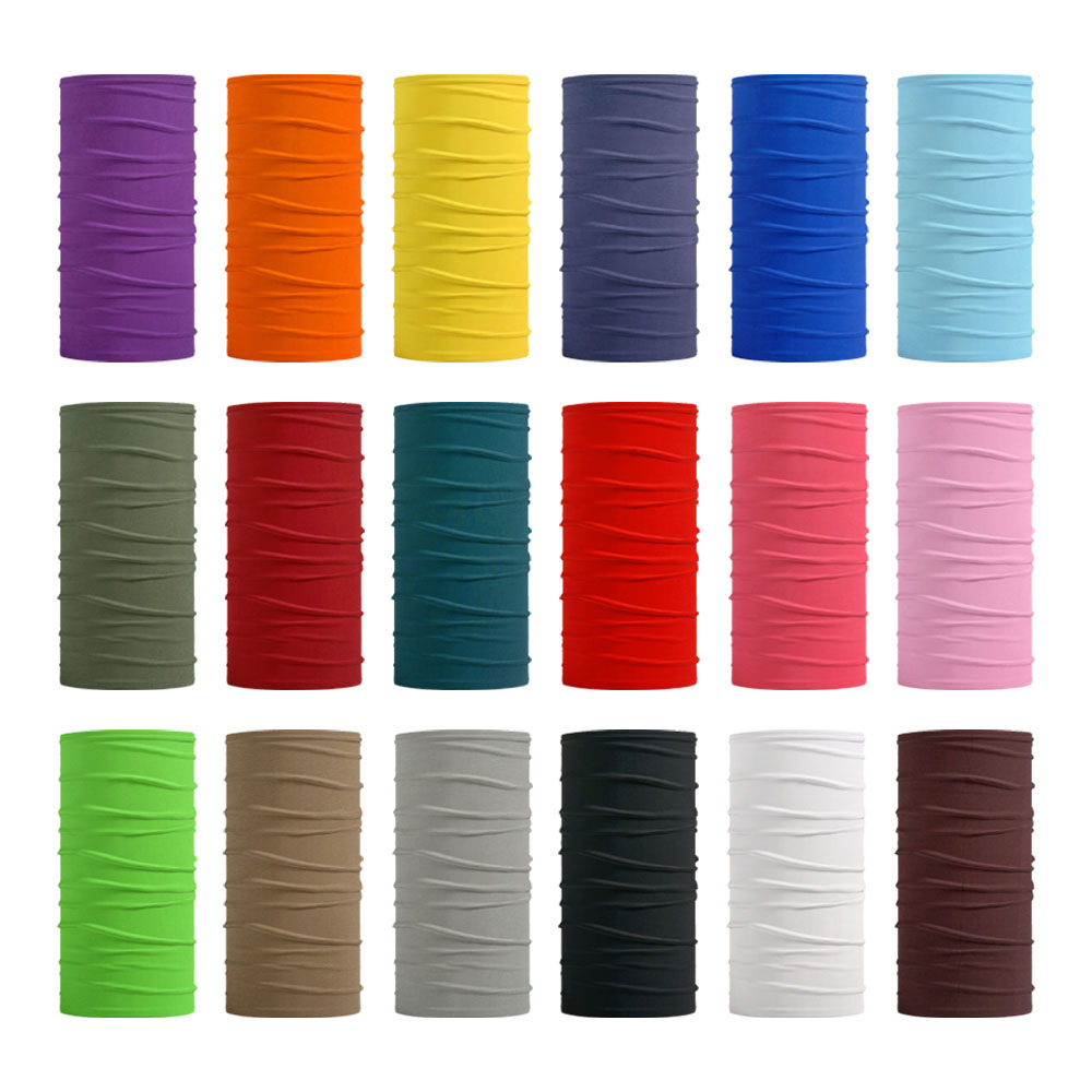 Cycling Gear For Men - Bandanas de couleur unie sans couture