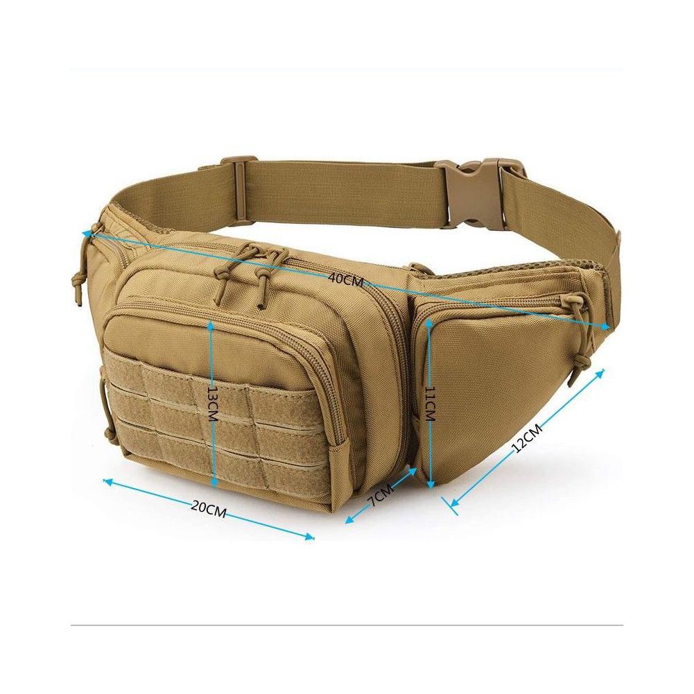 Cycling Gear For Men - Sac banane tactique étanche avec ceinture