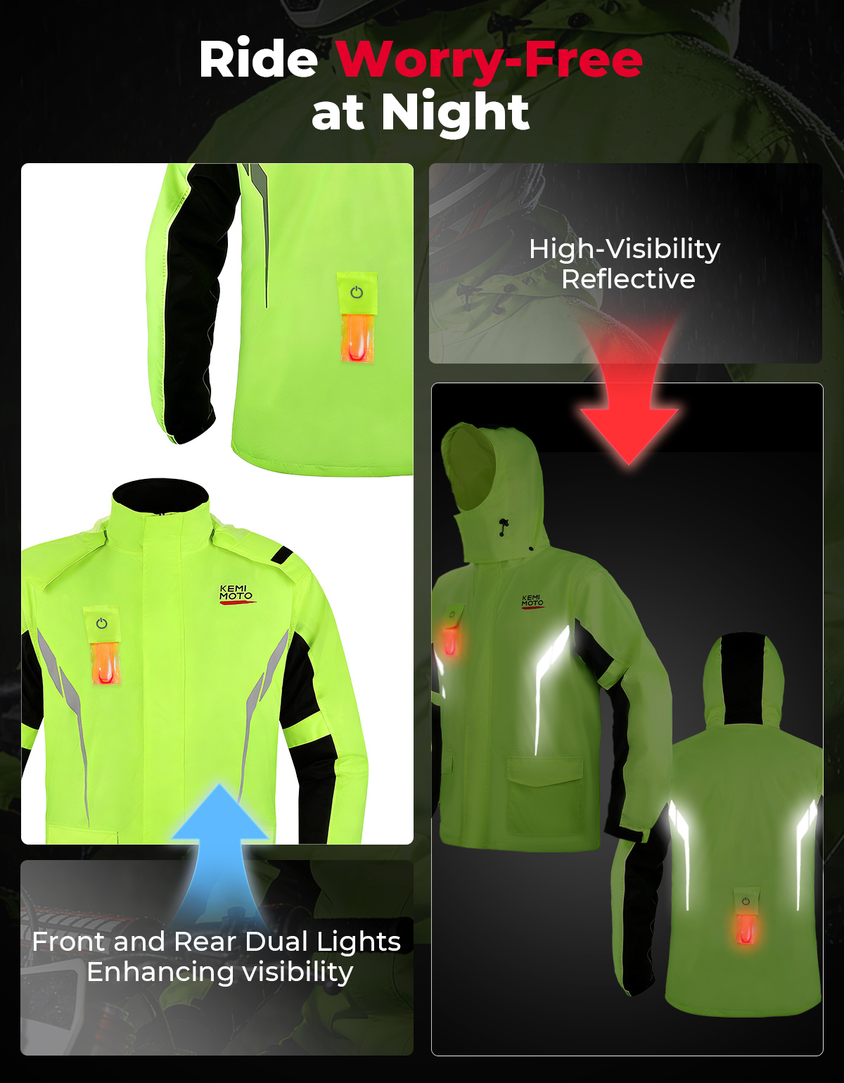 KEMIMOTO Ensemble imperméable  - Cycling Gear In Rain avis et prix