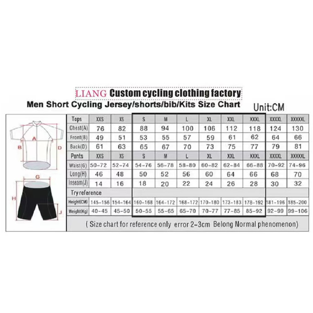Ensemble de maillot de cyclism - Cycling Gear Logo avis et prix