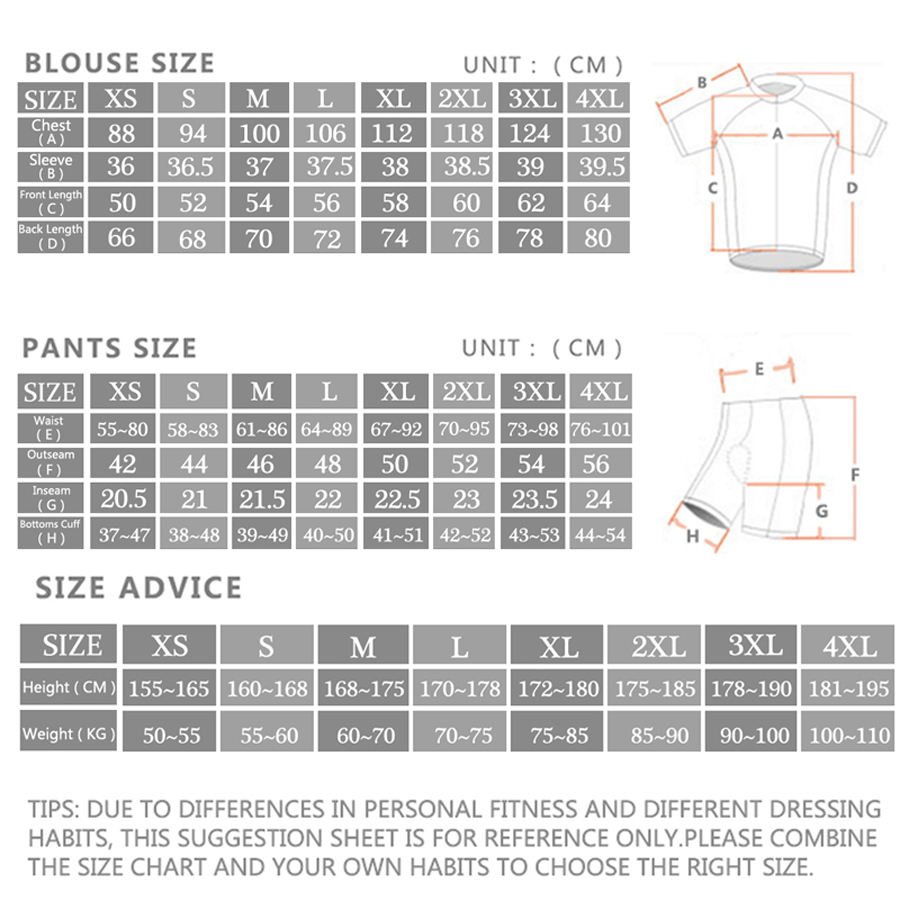 Maillot de cyclisme d'été pour - Cycling Gear Logo avis et prix