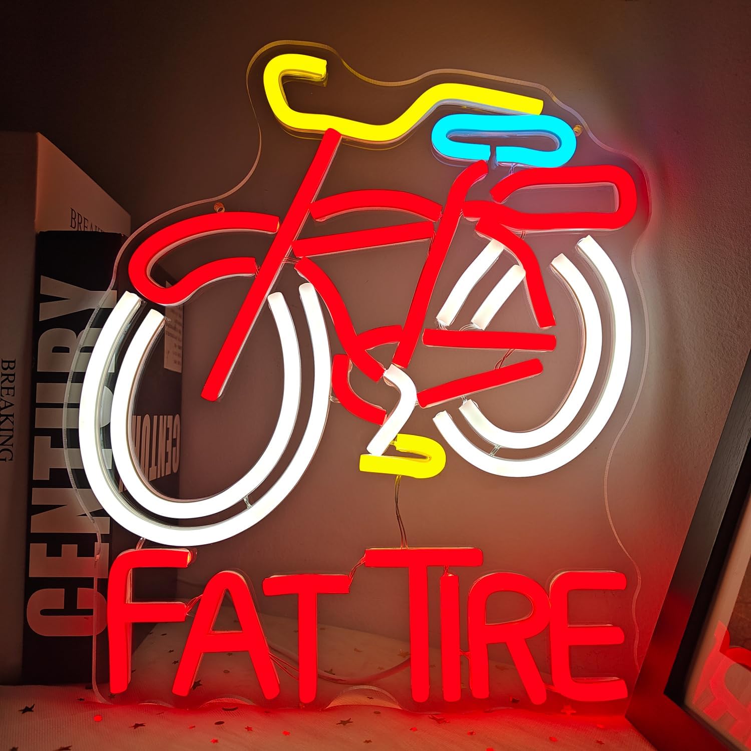 Enseigne néon LED Fat Tire Bik - Cycling Gear Indoor avis et prix