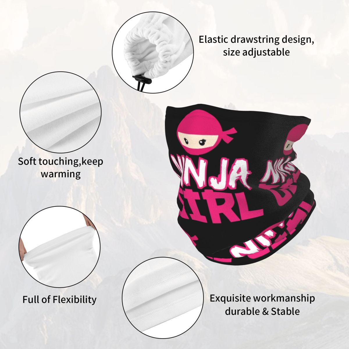 Bandana Spy Ninja Girl, cache- - Cycling Headwear avis et prix